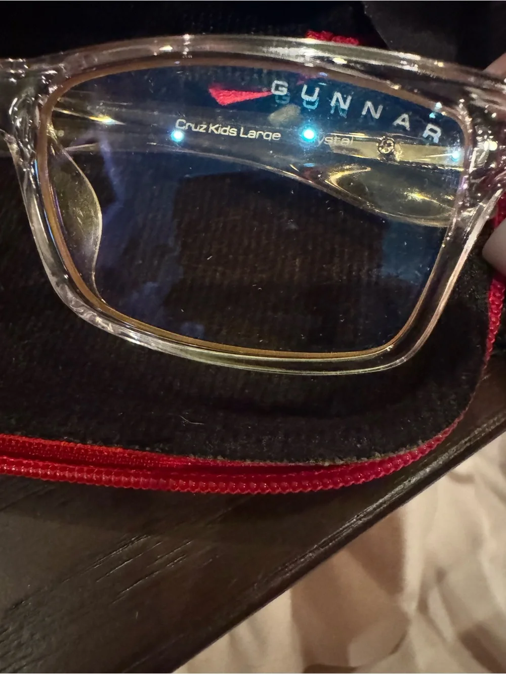 Cruz Kids Large Clear Blue Light Blocking Glasses